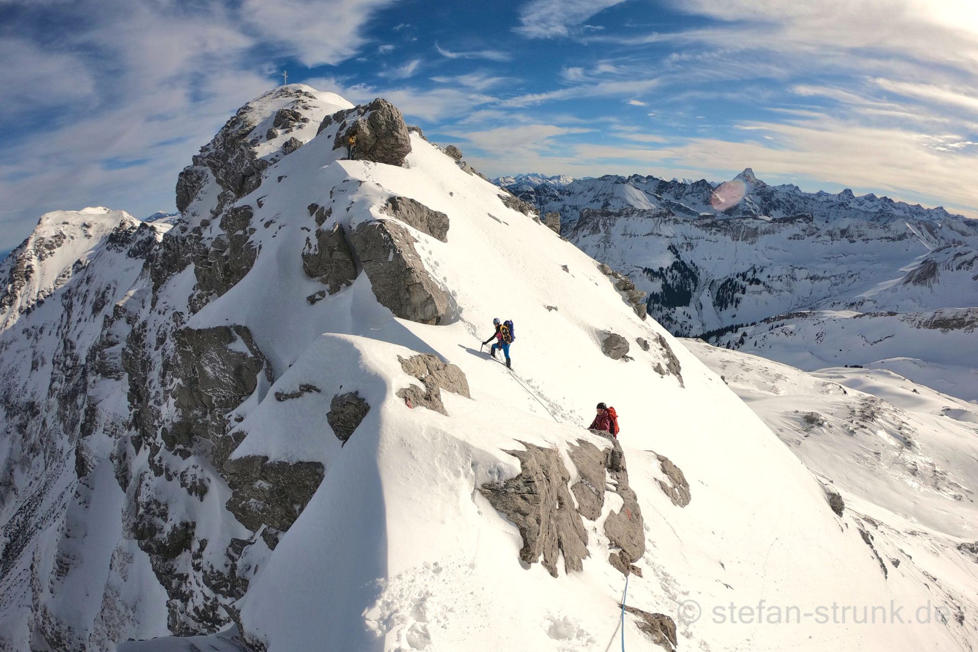 Wintertour Hindelanger Klettersteig